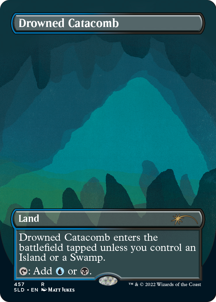 Drowned Catacomb (SLD-457) (Borderless) [Secret Lair Drop] Foil