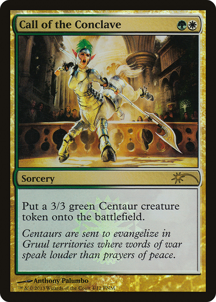 Call of the Conclave (FNM-004) [Friday Night Magic 2013] Foil