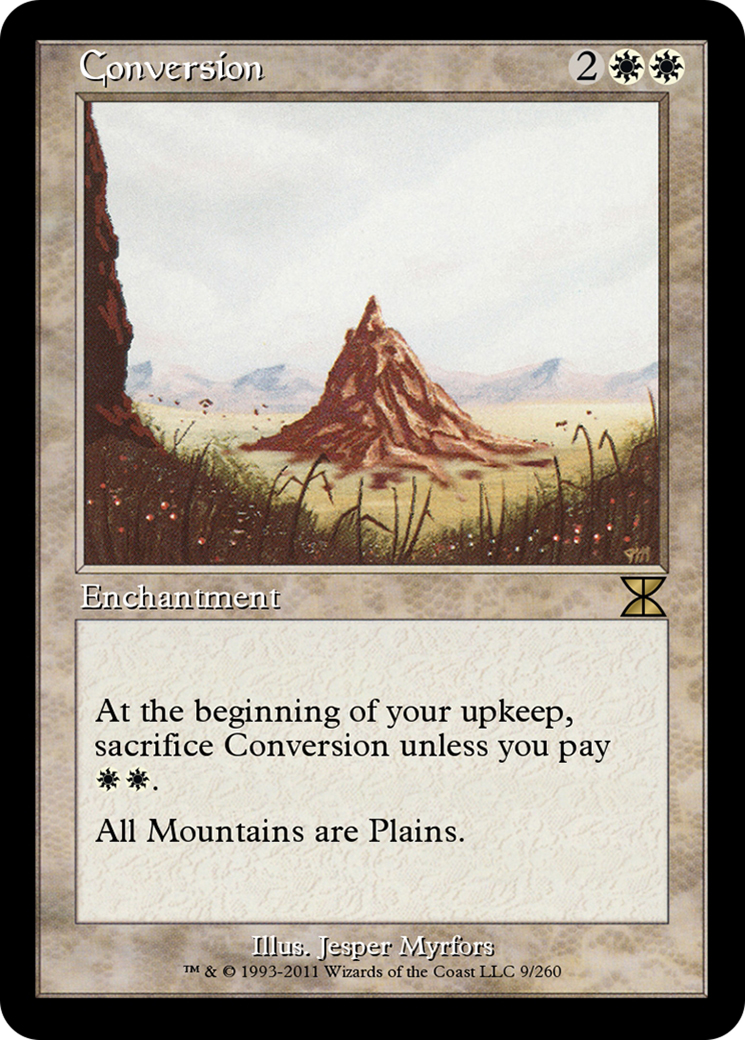 Conversion (ME4-009) [Masters Edition IV] Foil