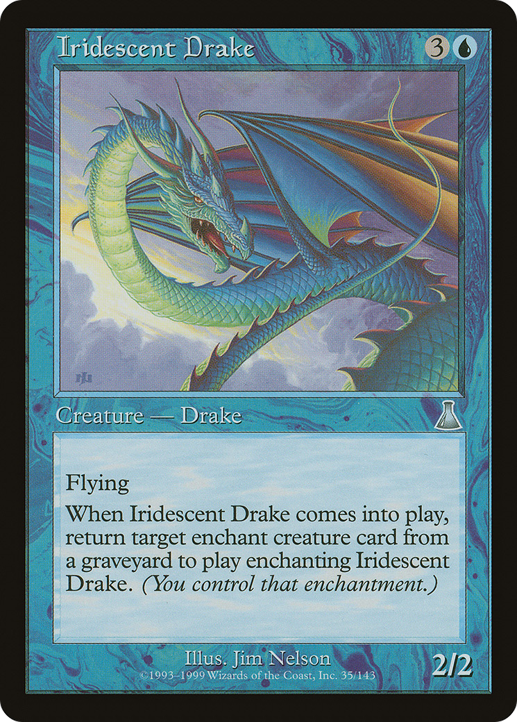 Iridescent Drake (UDS-035) [Urza's Destiny]
