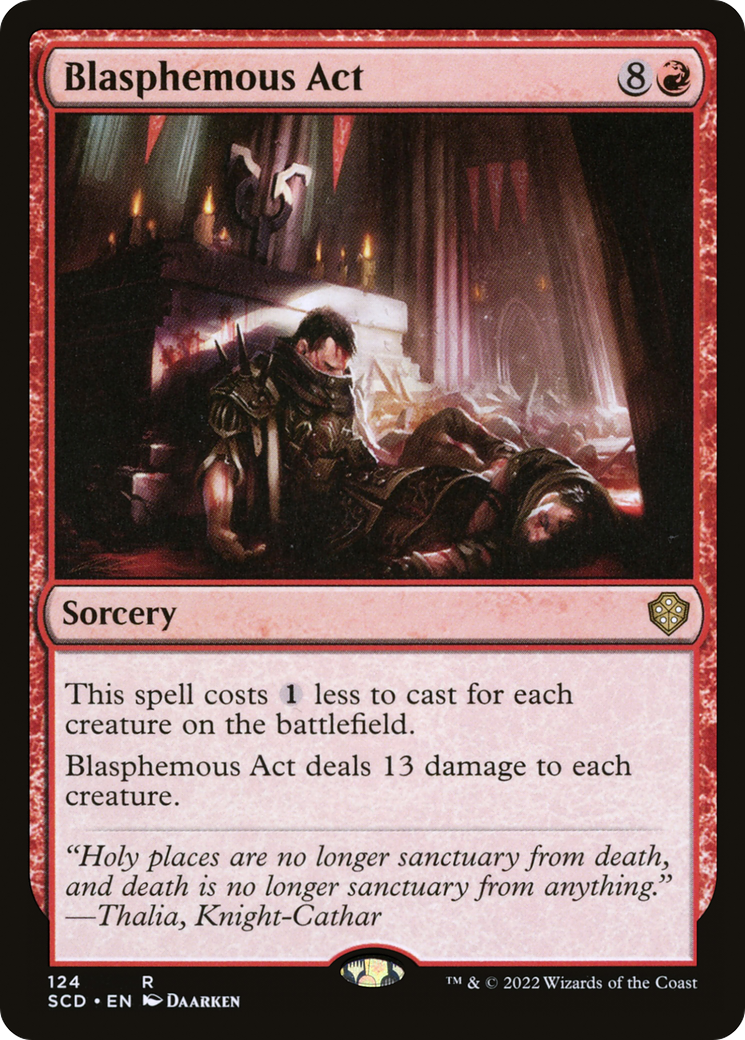 Blasphemous Act (SCD-124) [Starter Commander Decks]