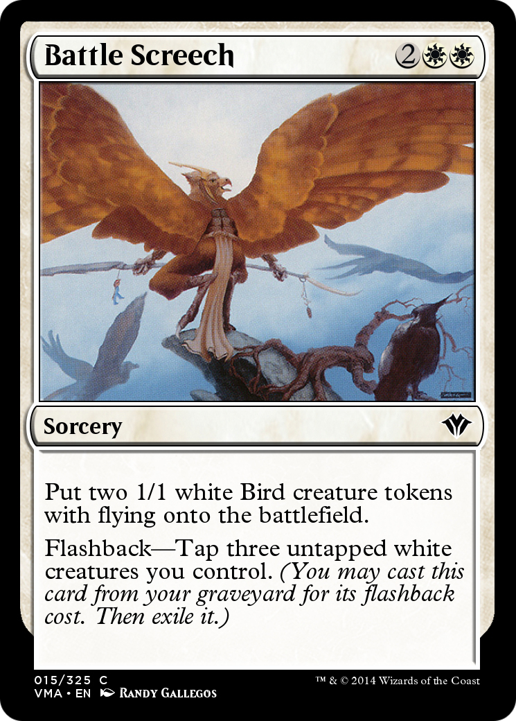 Battle Screech (VMA-015) [Vintage Masters] Foil