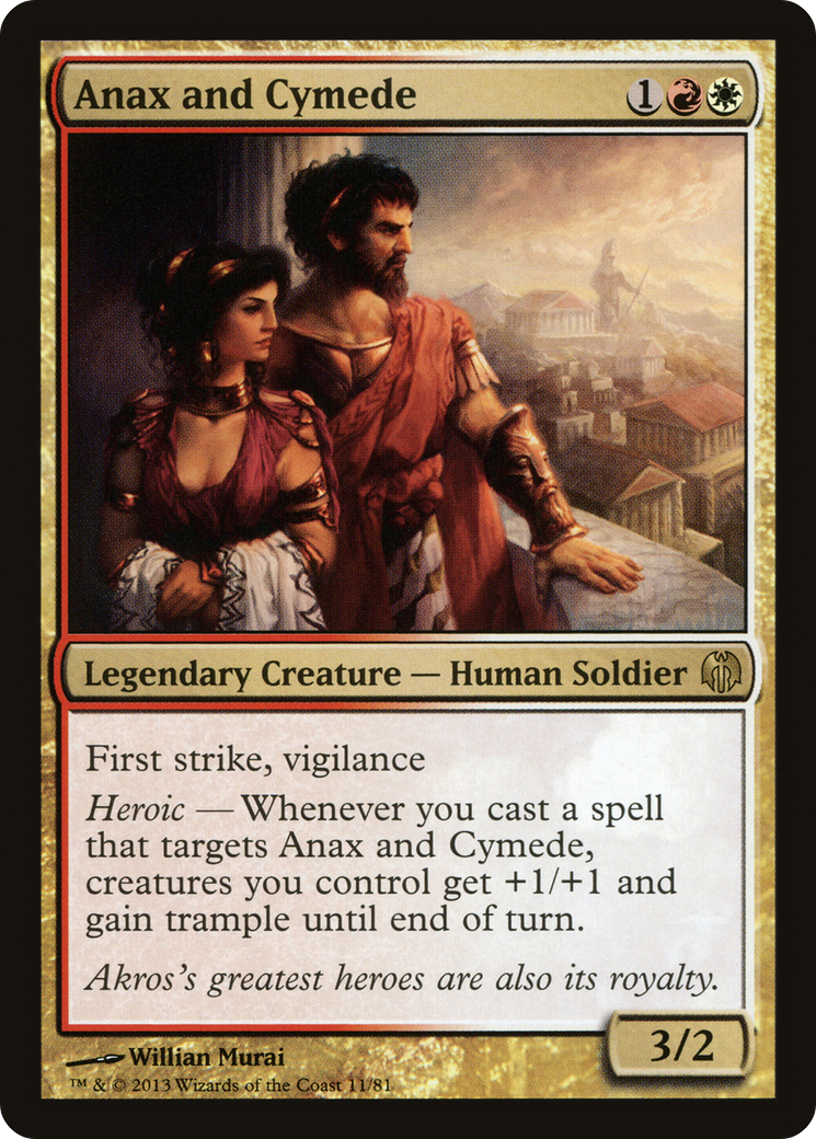 Anax and Cymede (DDL-011) [Duel Decks: Heroes vs. Monsters]