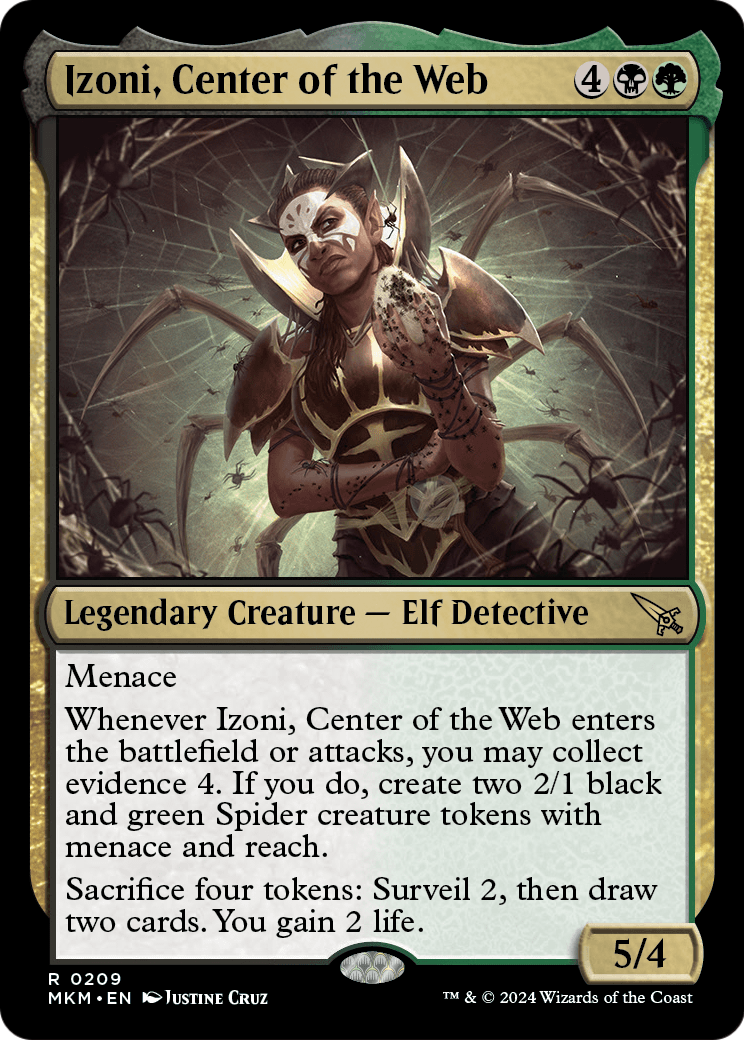 Izoni, Center of the Web (MKM-209) [Murders at Karlov Manor]