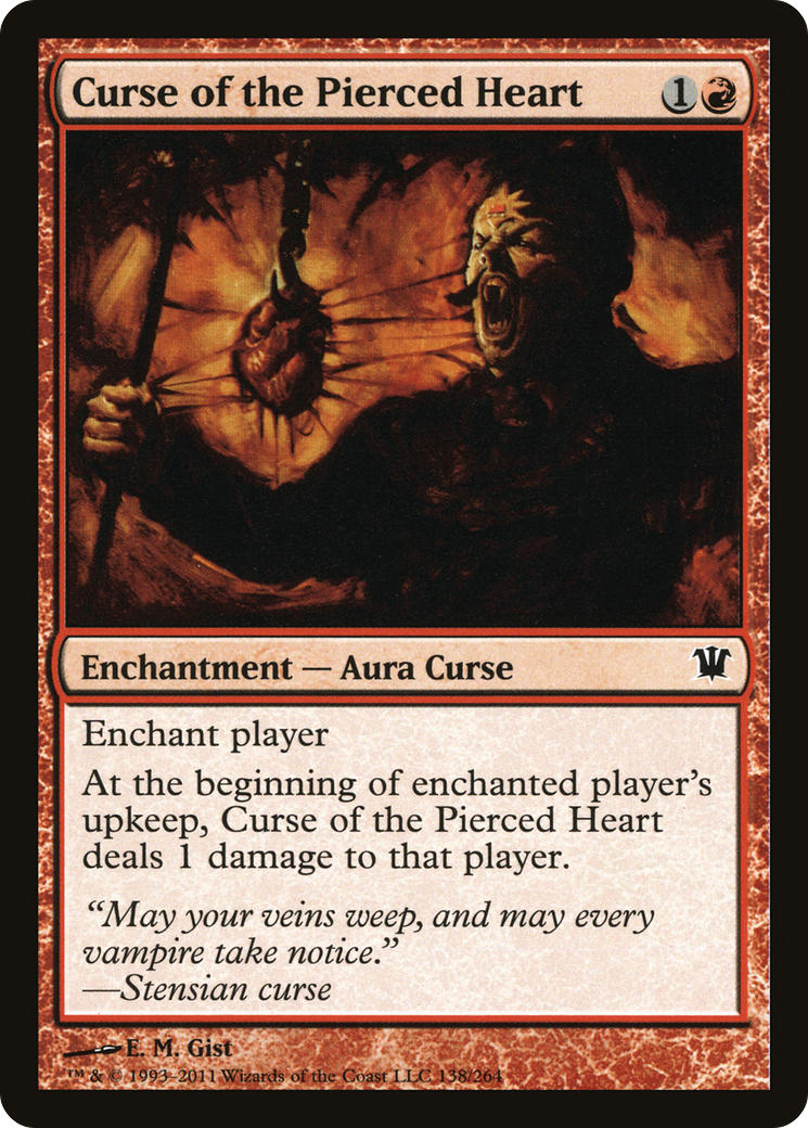 Curse of the Pierced Heart (ISD-138) [Innistrad] Foil
