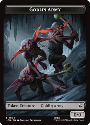 Goblin Army (0003) // Wolf Double-Sided Token (HOB-3 // 9) [The Hobbit] Foil
