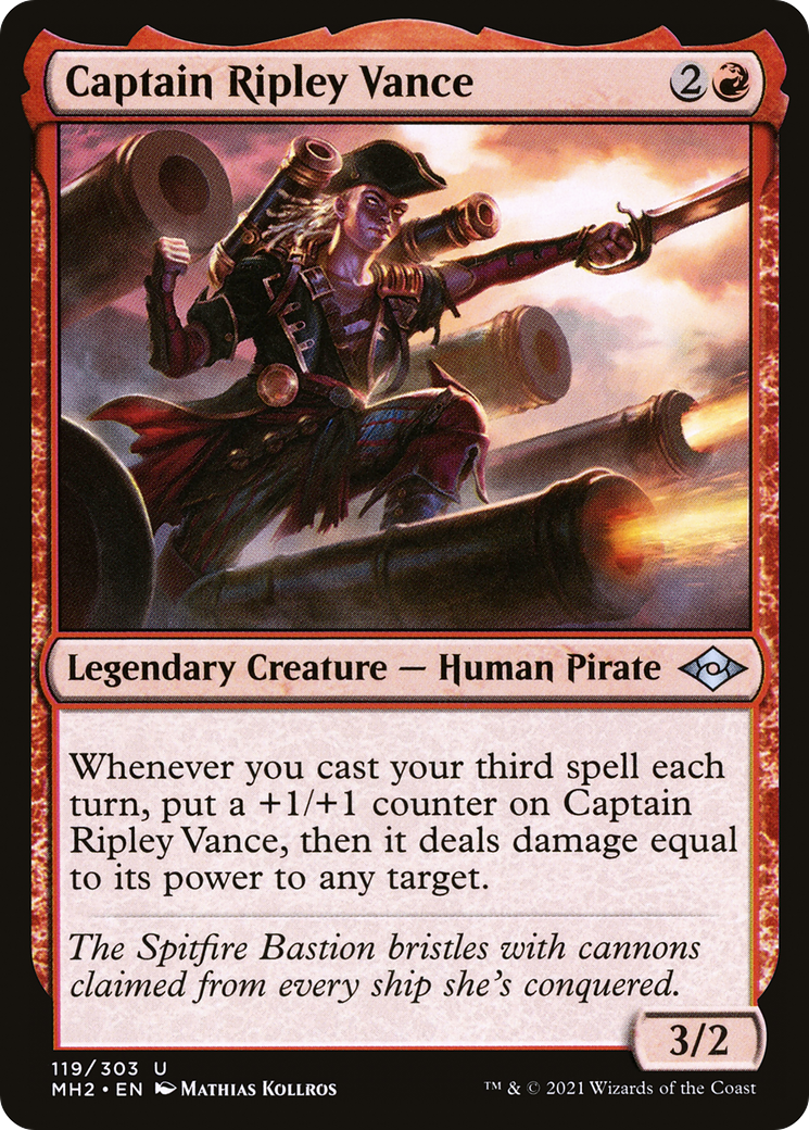 Captain Ripley Vance (MH2-119) [Modern Horizons 2] Foil