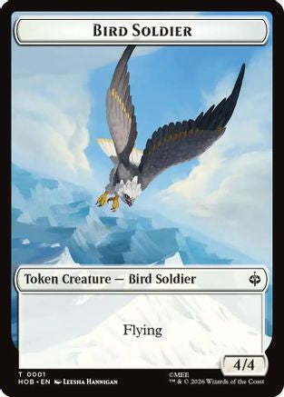 Bird Soldier // Axe Double-Sided Token (HOB-1 // 10) [The Hobbit] Foil
