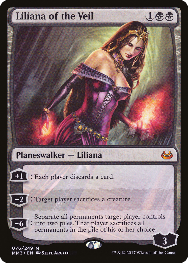 Liliana of the Veil (MM3-076) [Modern Masters 2017]