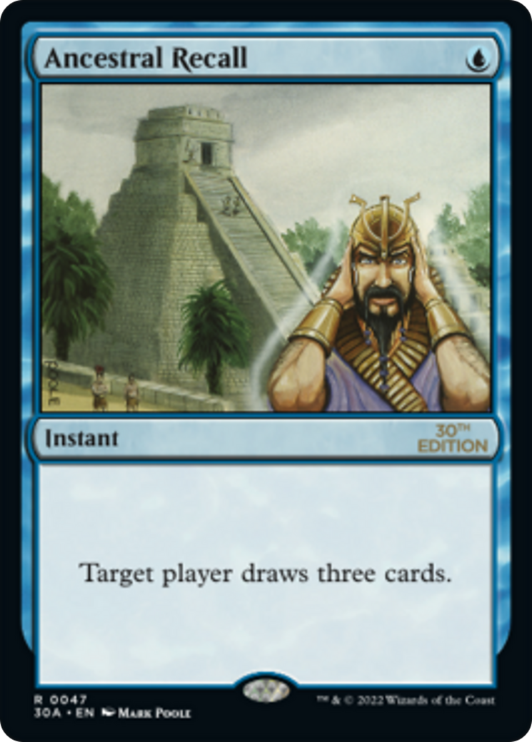 Ancestral Recall (30A-047) [30th Anniversary Edition]
