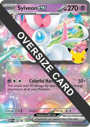 Sylveon ex (30th Celebration) (100) [Jumbo Cards] - Promo