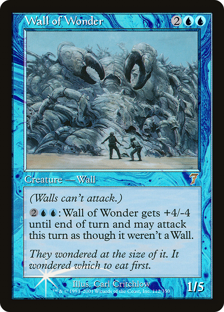 Wall of Wonder (7ED-112★) [7th Edition] Foil