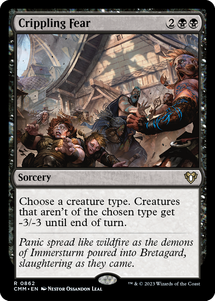 Crippling Fear (CMM-862) [Commander Masters]