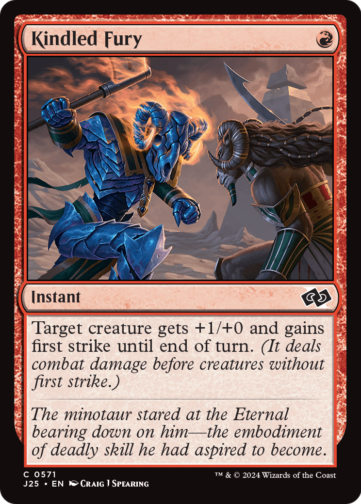 Kindled Fury (J25-571) [Foundations Jumpstart]