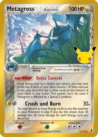 Metagross (Delta Species) (011) [ME 30th Celebration Classic Collection] Holofoil - Classic Collection