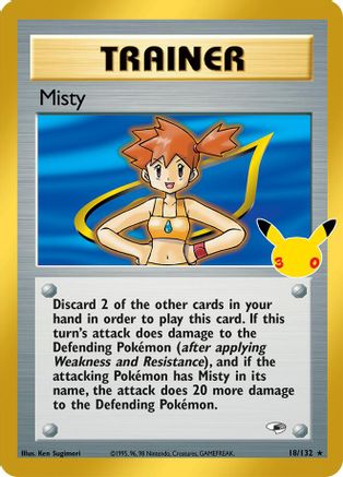 Misty (018) [ME 30th Celebration Classic Collection] Holofoil - Classic Collection