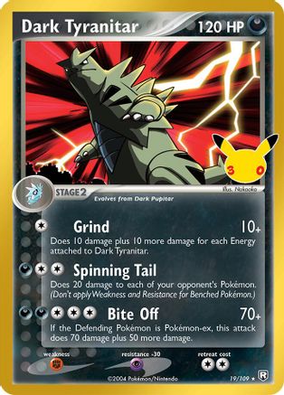 Dark Tyranitar (019) [ME 30th Celebration Classic Collection] Holofoil - Classic Collection