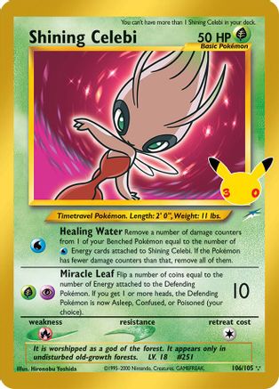 Shining Celebi (106) [ME 30th Celebration Classic Collection] Holofoil - Classic Collection