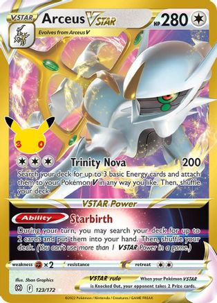 Arceus VSTAR (123) [ME 30th Celebration Classic Collection] Holofoil - Classic Collection