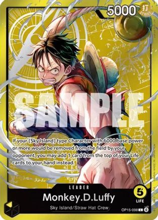 Monkey.D.Luffy (OP15-098) (Luffy Deck) (OP15-098) - Set Sail Deck Set Foil