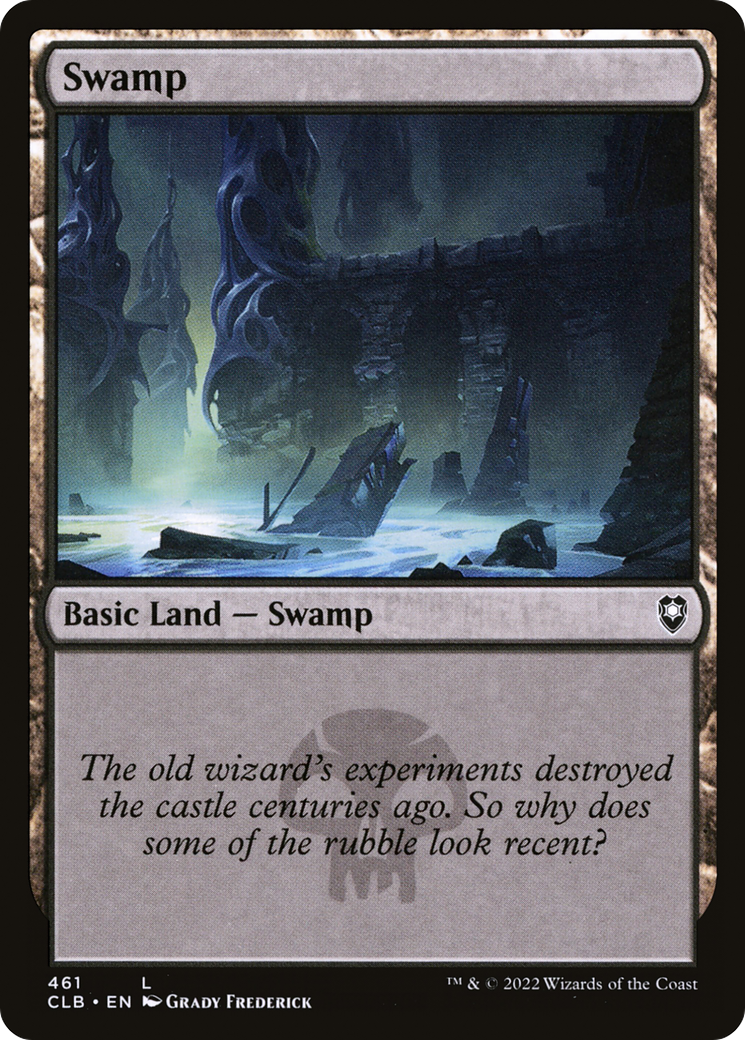 Swamp (CLB-461) [Commander Legends: Battle for Baldur's Gate] Foil