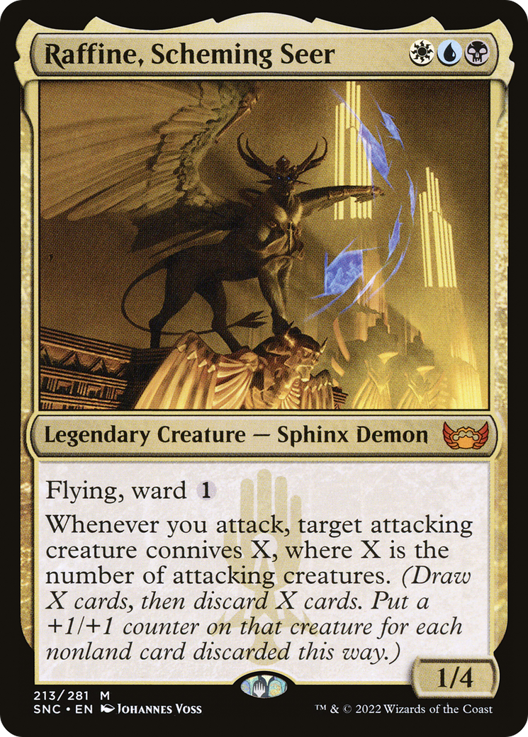 Raffine, Scheming Seer (SNC-213) [Streets of New Capenna] Foil