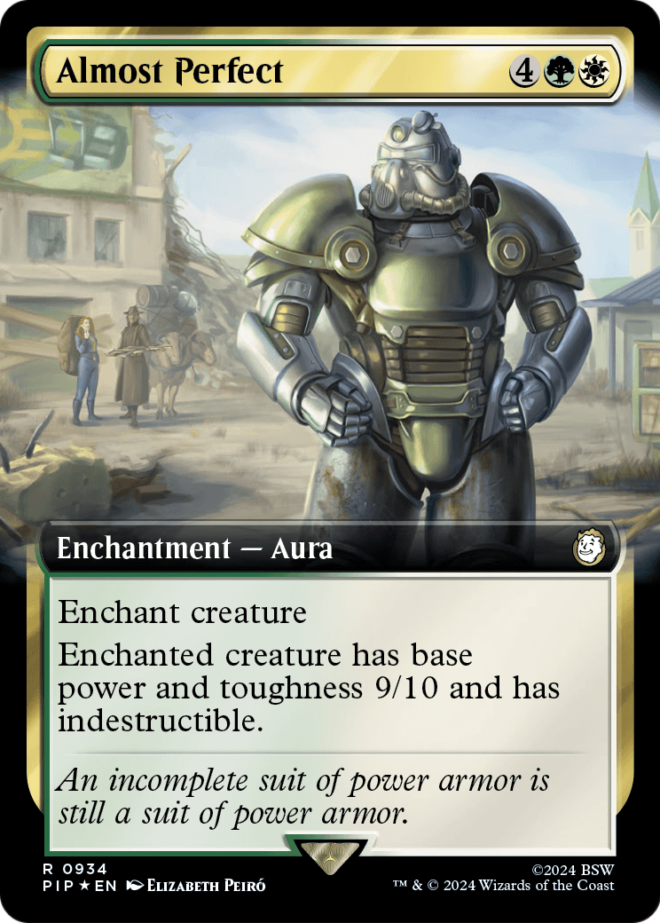 Almost Perfect (Extended Art) (Surge Foil) (PIP-934) [Fallout] Foil