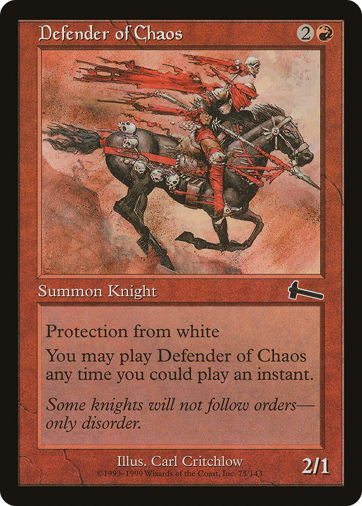 Defender of Chaos (ULG-075) [Urza's Legacy]