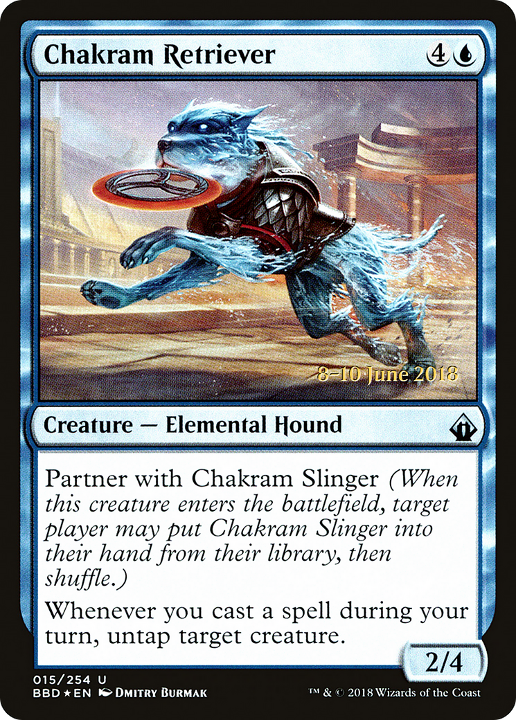 Chakram Retriever (LARP-015) [Battlebond Promos] Foil