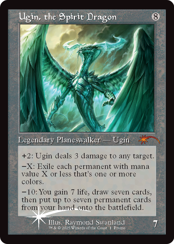 Ugin, the Spirit Dragon (Retro Frame) (MFP-001) [Secret Lair Drop Series] Foil