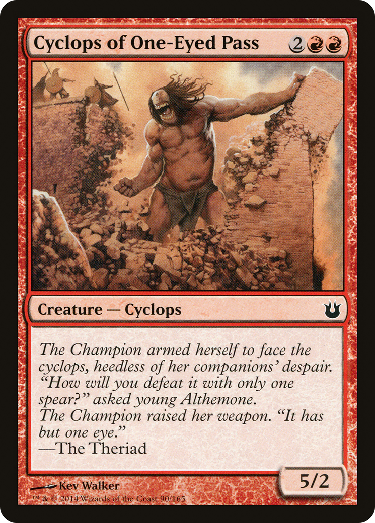 Cyclops of One-Eyed Pass (BNG-090) [Born of the Gods]