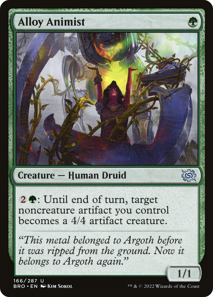 Alloy Animist (BRO-166) [The Brothers' War] Foil