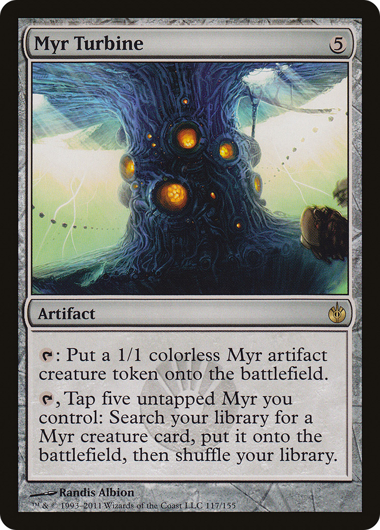 Myr Turbine (MBS-117) [Mirrodin Besieged] Foil