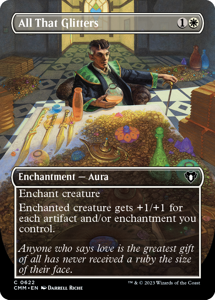 All That Glitters (Borderless) (CMM-622) [Commander Masters]