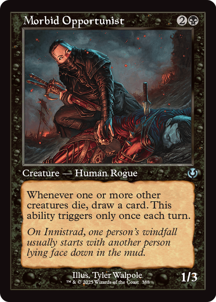 Morbid Opportunist (Retro Frame) (INR-388) [Innistrad Remastered]