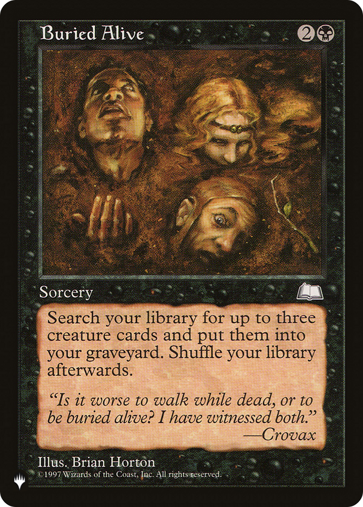 Buried Alive (LIST-WTH-63) [The List]