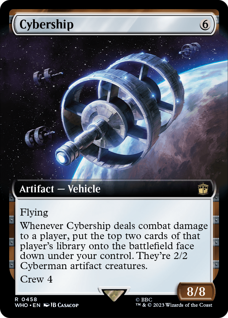 Cybership (Extended Art) (WHO-458) [Doctor Who] Foil