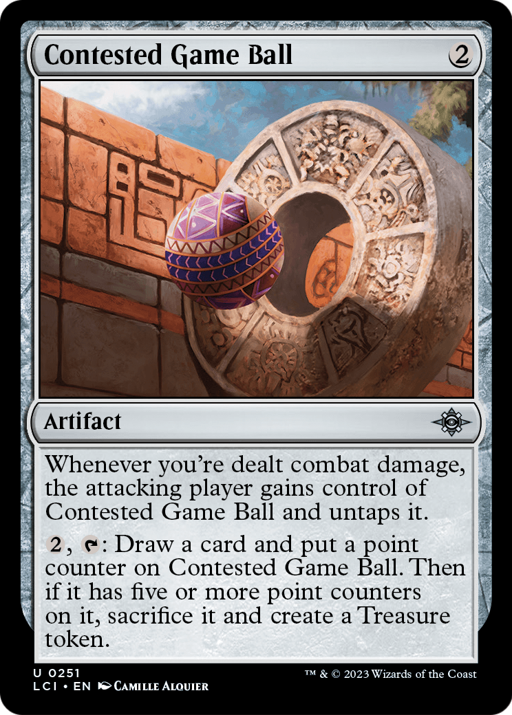 Contested Game Ball (LCI-251) [The Lost Caverns of Ixalan]