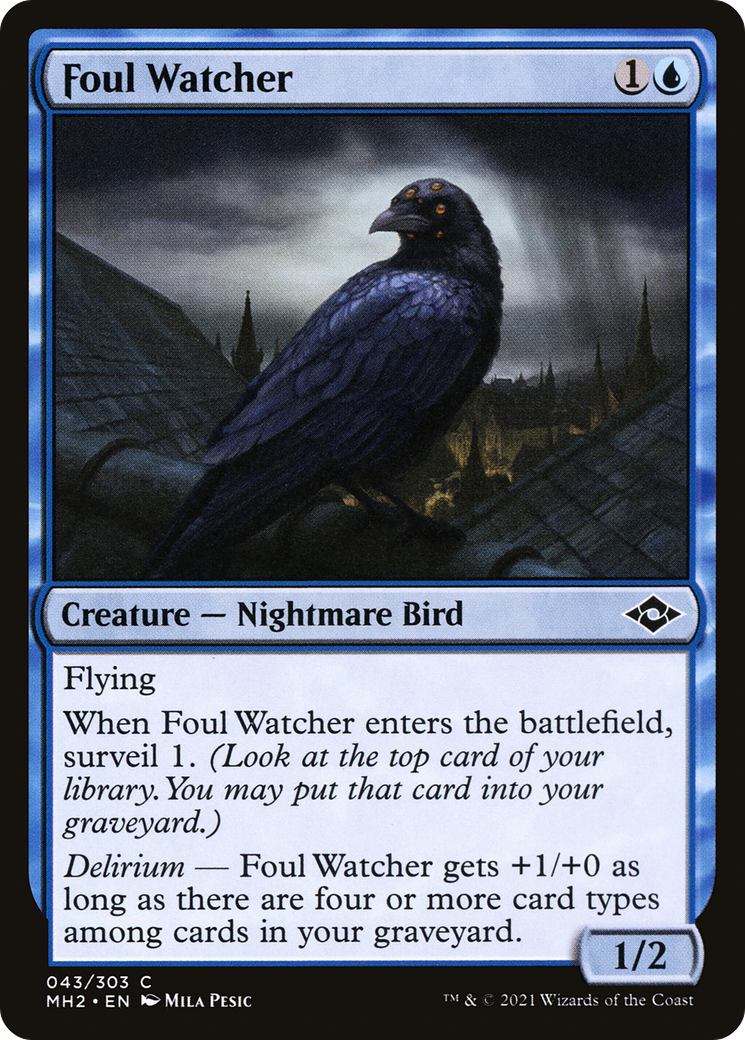 Foul Watcher (MH2-043) [Modern Horizons 2] Foil