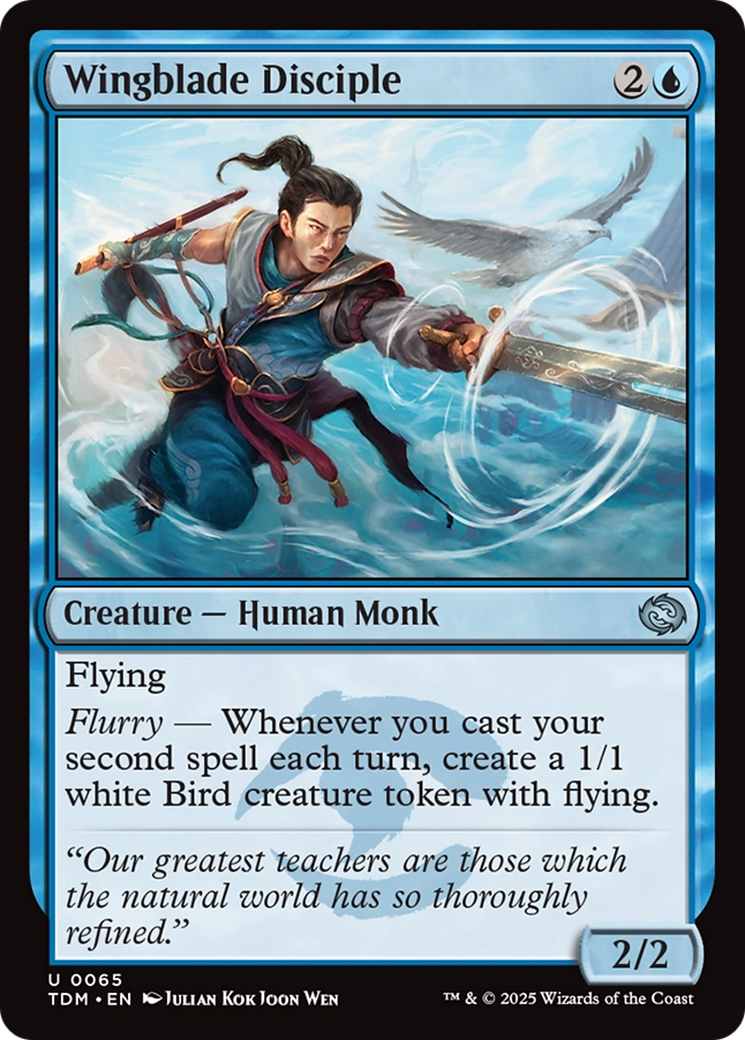 Wingblade Disciple (TDM-065) [Tarkir: Dragonstorm] Foil