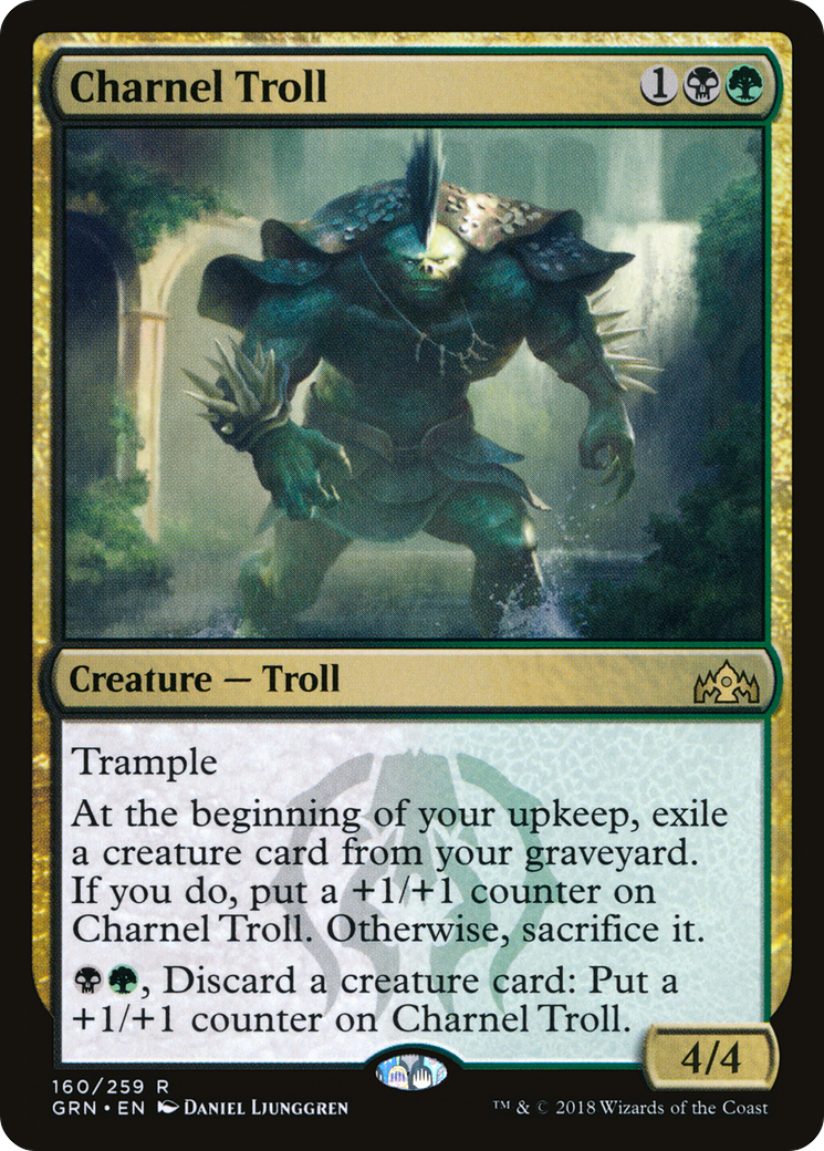 Charnel Troll (GRN-160) [Guilds of Ravnica]