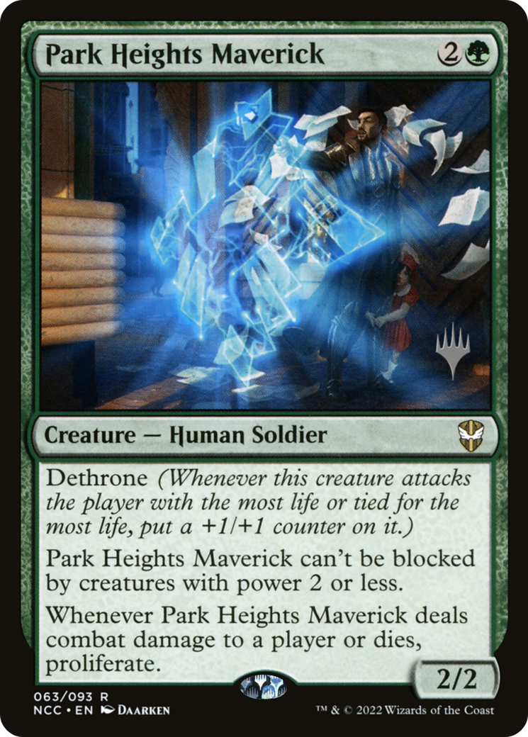 Park Heights Maverick (PPSNC-063) [Promo Pack: New Capenna Commander Promos] Foil