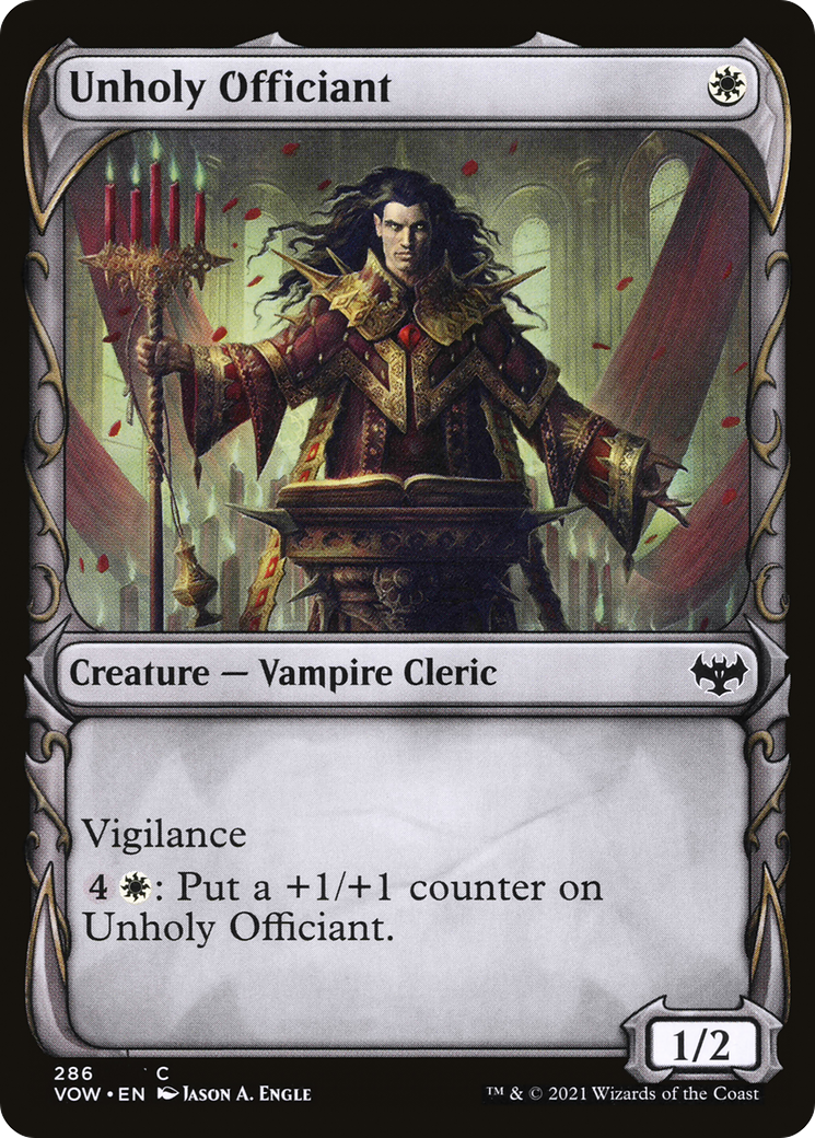 Unholy Officiant (Showcase) (VOW-286) [Innistrad: Crimson Vow]