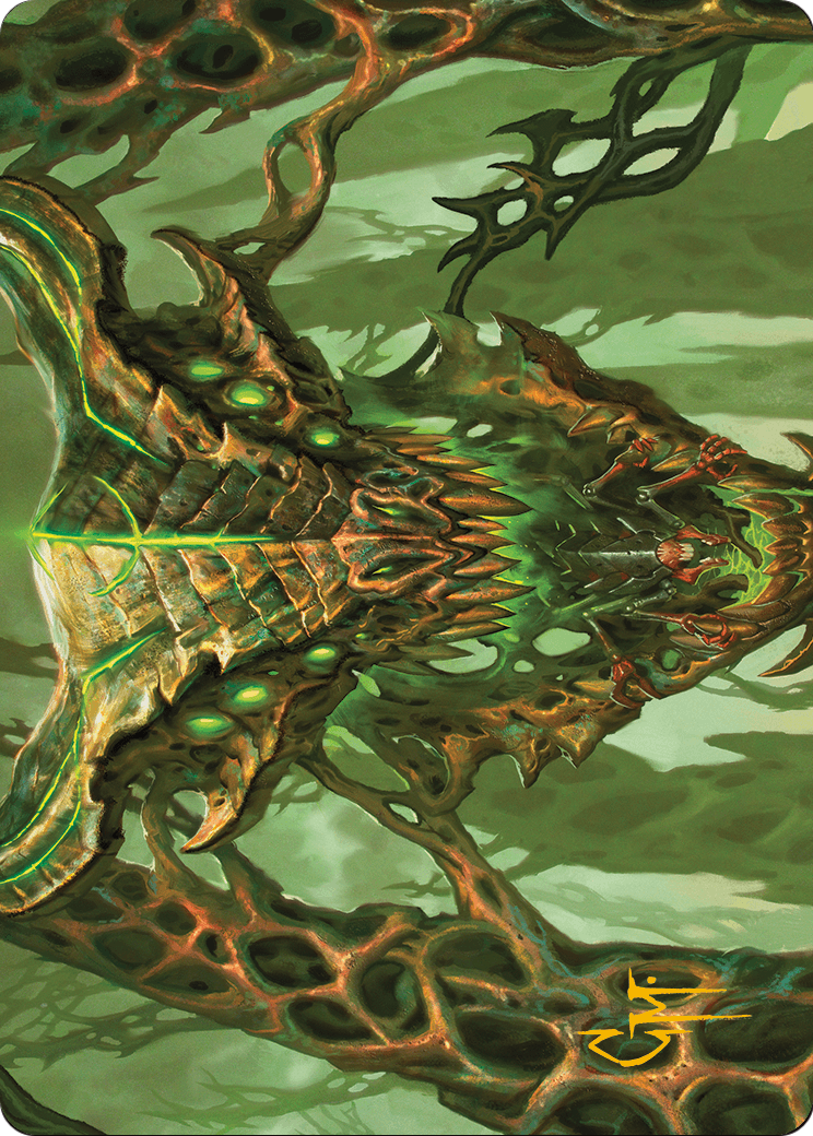 Colossal Dreadmask // Colossal Dreadmask (AMH3-008) (Borderless) [Modern Horizons 3 Art Series] Foil