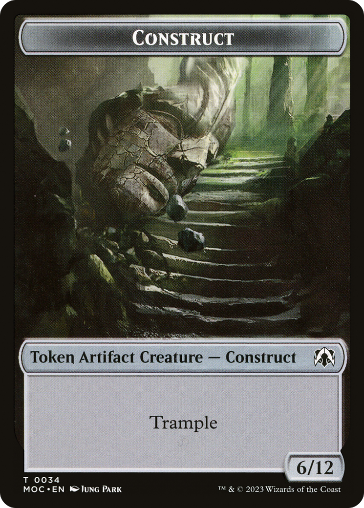 Construct (TMOC-034) [March of the Machine Commander Tokens]