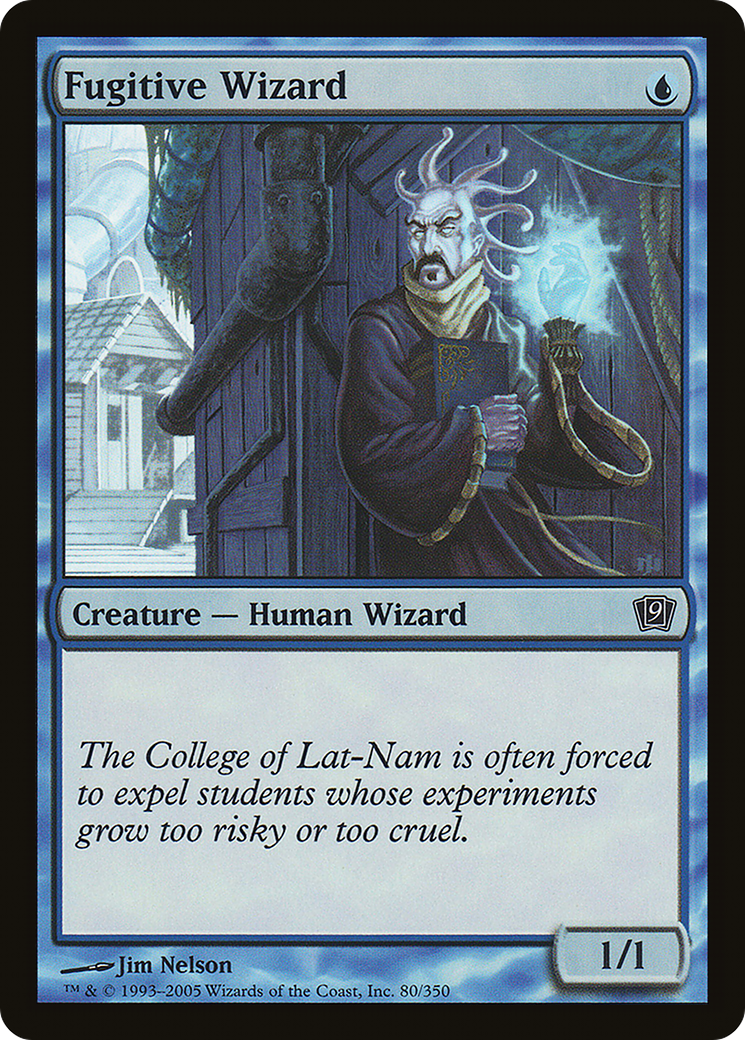 Fugitive Wizard (9ED-080) [9th Edition] Foil
