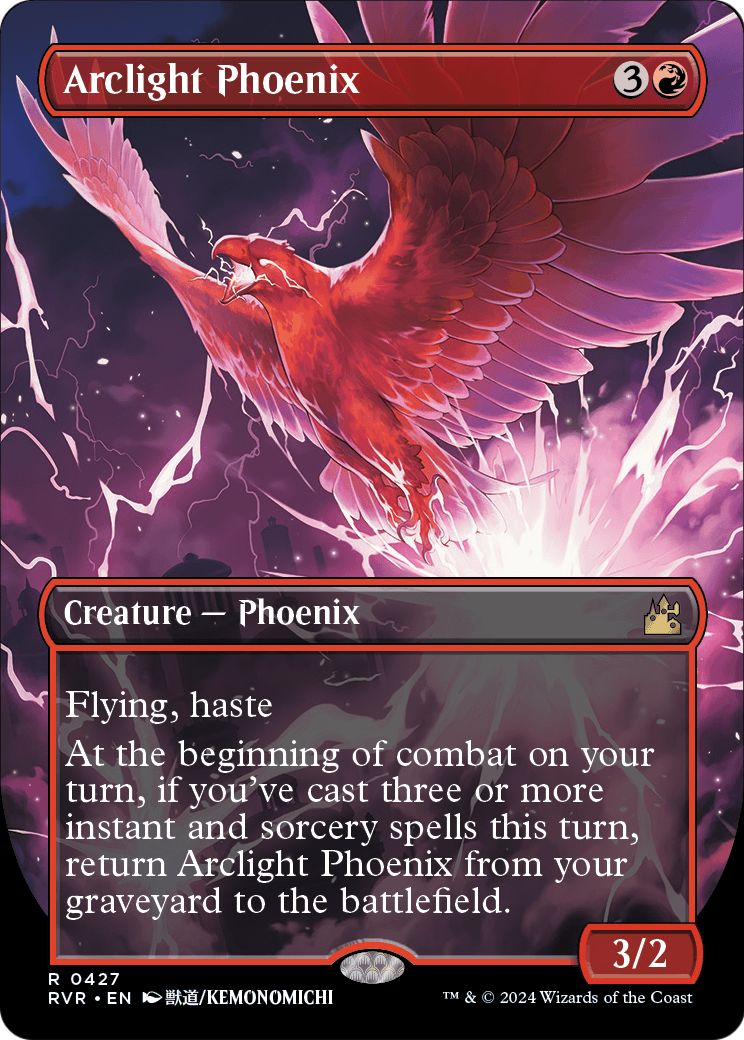 Arclight Phoenix (Anime Borderless) (RVR-427) [Ravnica Remastered] Foil