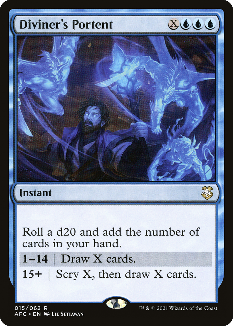 Diviner's Portent (AFC-015) [Forgotten Realms Commander]