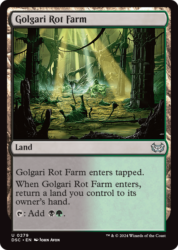 Golgari Rot Farm (DSC-279) [Duskmourn: House of Horror Commander]