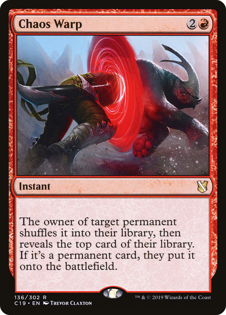 Chaos Warp (C19-136) [Commander 2019]
